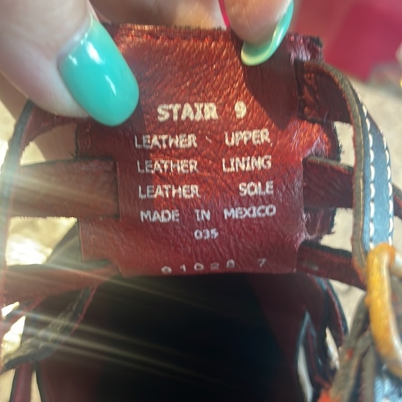 🦅 - FREEBIRD by Steven STAIR Black/Croc Size 9 - Picture 9 of 12